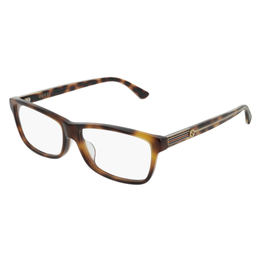 Gucci GG0378OA rectangle sunglasses in Havana