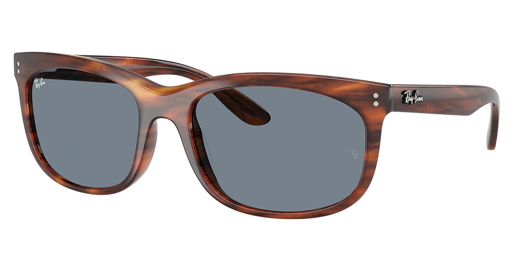 Ray-Ban RB2389 BALORETTE sunglasses in Striped Havana/Blue