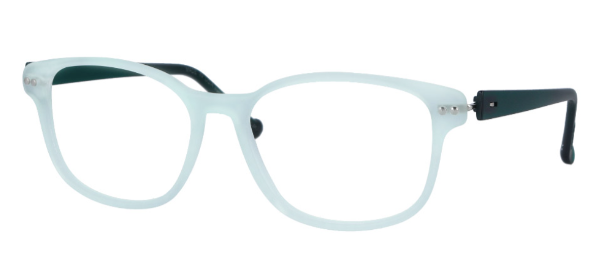iGreen V-4.120 square eyeglasses in Glass Green