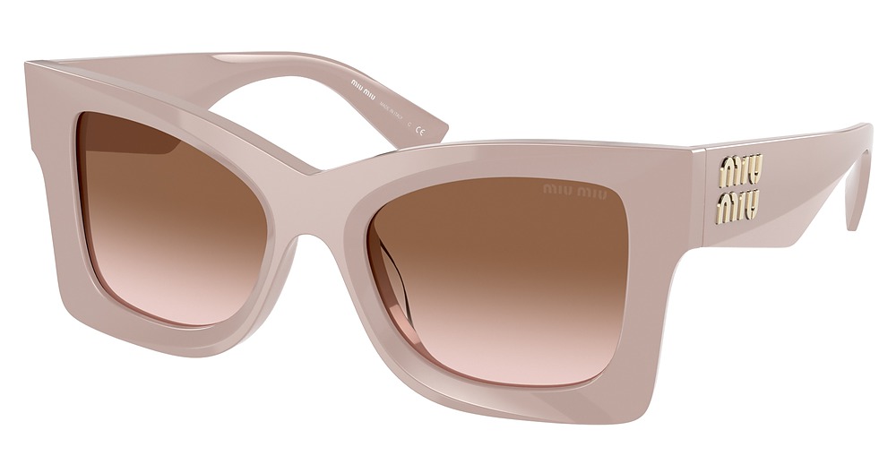 Miu Miu MU 08WS cateye sunglasses in Pink/Brown Gradient