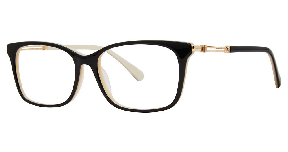 black/ivory/gold