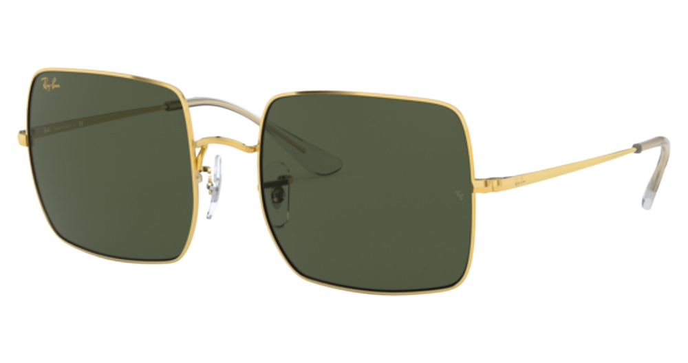 Ray-Ban RB1971 SQUARE square sunglasses in Legend Gold/G 15 Green