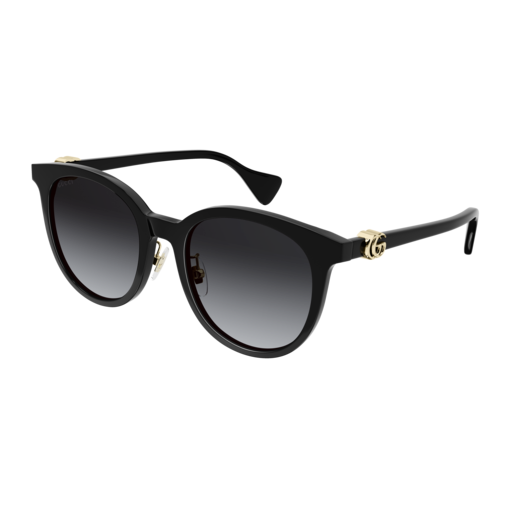 Gucci GG1073SK round sunglasses in Black Black Grey/Grey