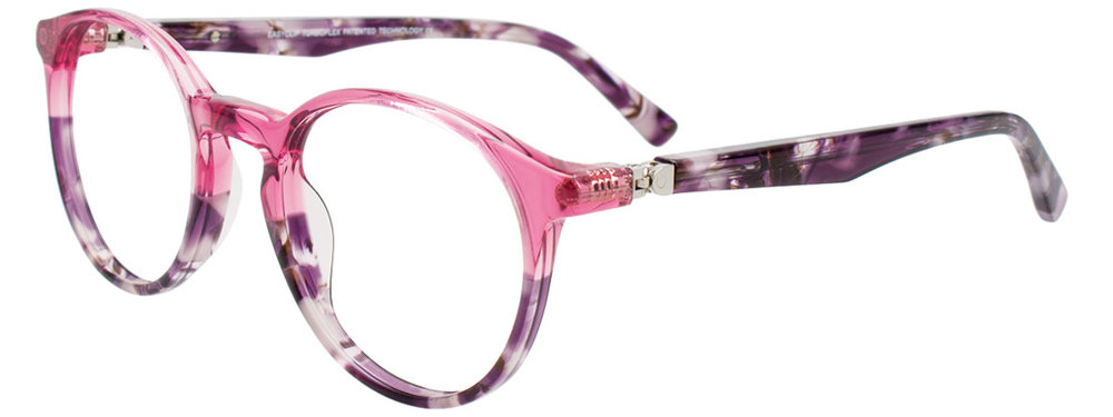 Transparent Pink & Tortoise