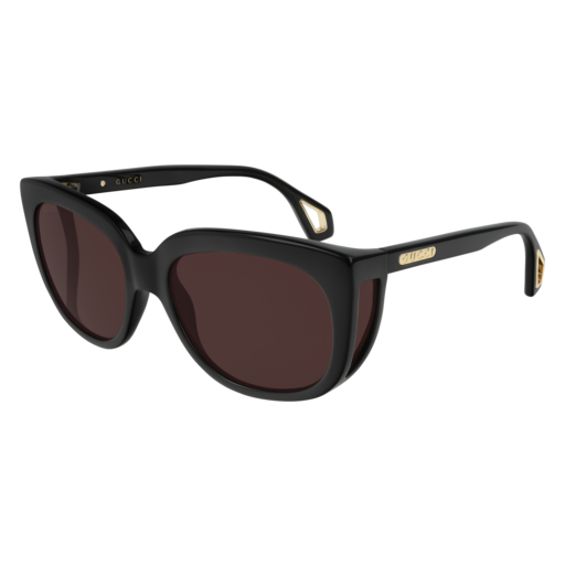 Gucci GG0468S rectangle sunglasses in Black