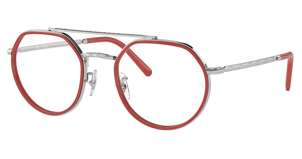 Ray-Ban RX3765V aviator eyeglasses in Silver