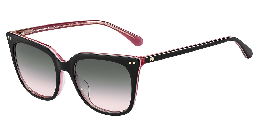 Kate Spade GIANA/G/S cateye sunglasses in Black/Green Sh Pink