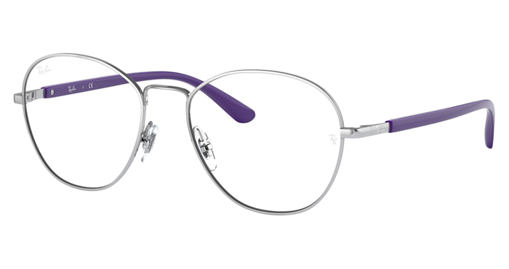Ray-Ban RX6470 round eyeglasses in Silver