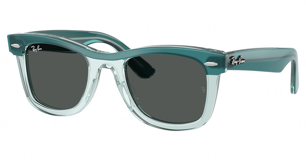 GREEN ON TRANSPARENT GRE / DARK GREY