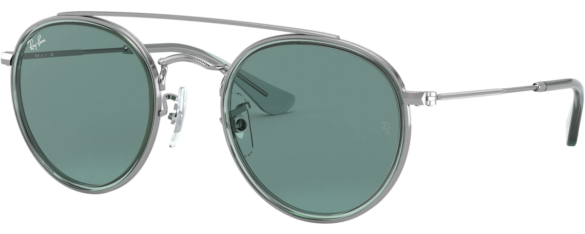 GUNMETAL/LIGHT BLUE