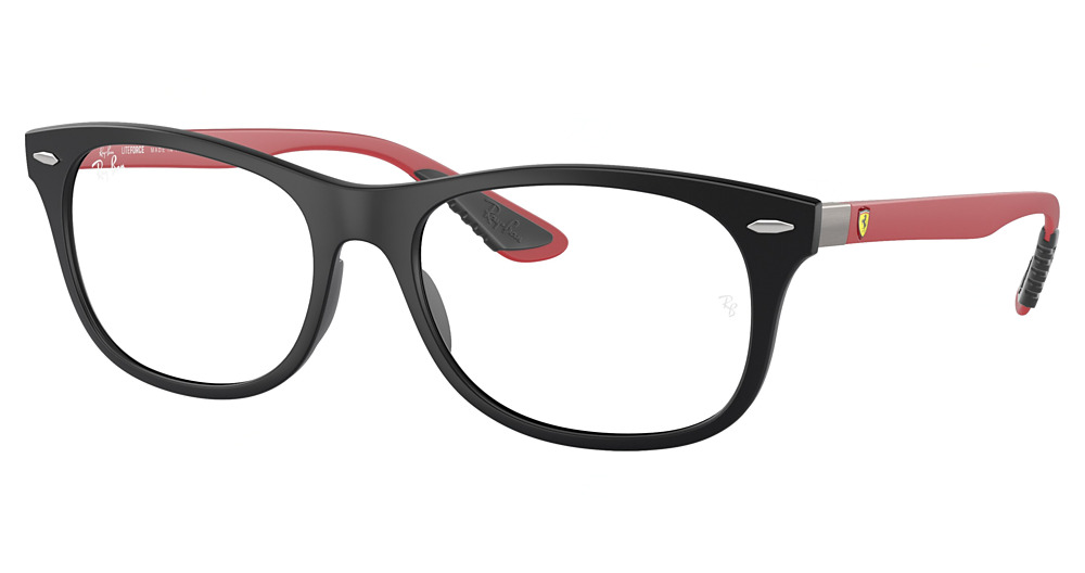 Ray-Ban RX7307M round eyeglasses in Matte Black