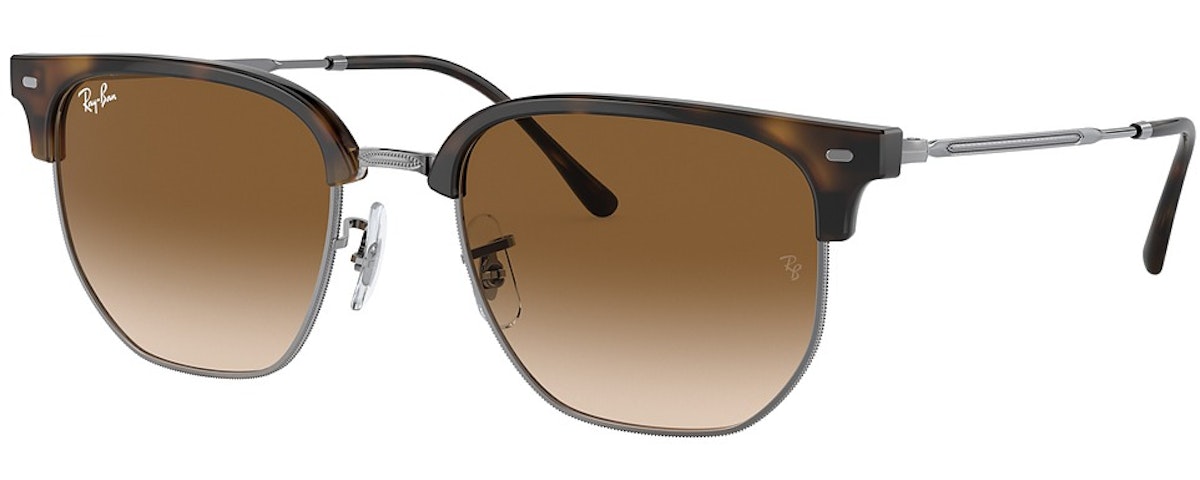 HAVANA ON GUNMETAL / CLEAR GRADIENT BROWN