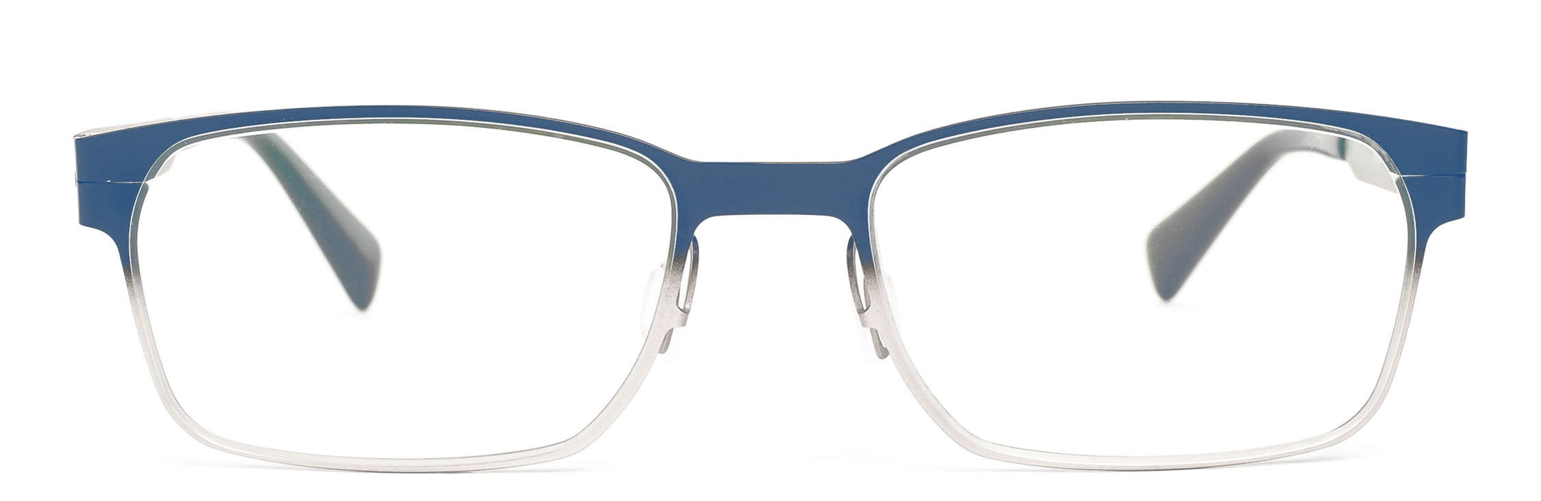 Navy Blue-Silver Gradient
