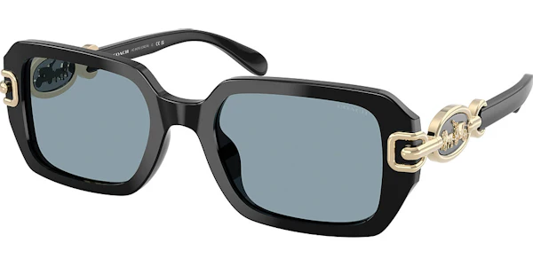 Coach HC8425U CAD74 in black / blue solid