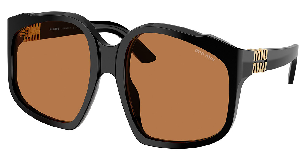 Miu Miu MU A07S sunglasses in Black/Brown