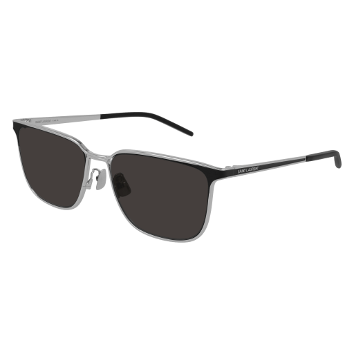 Saint Laurent SL 428 square sunglasses in Silver Silver Grey