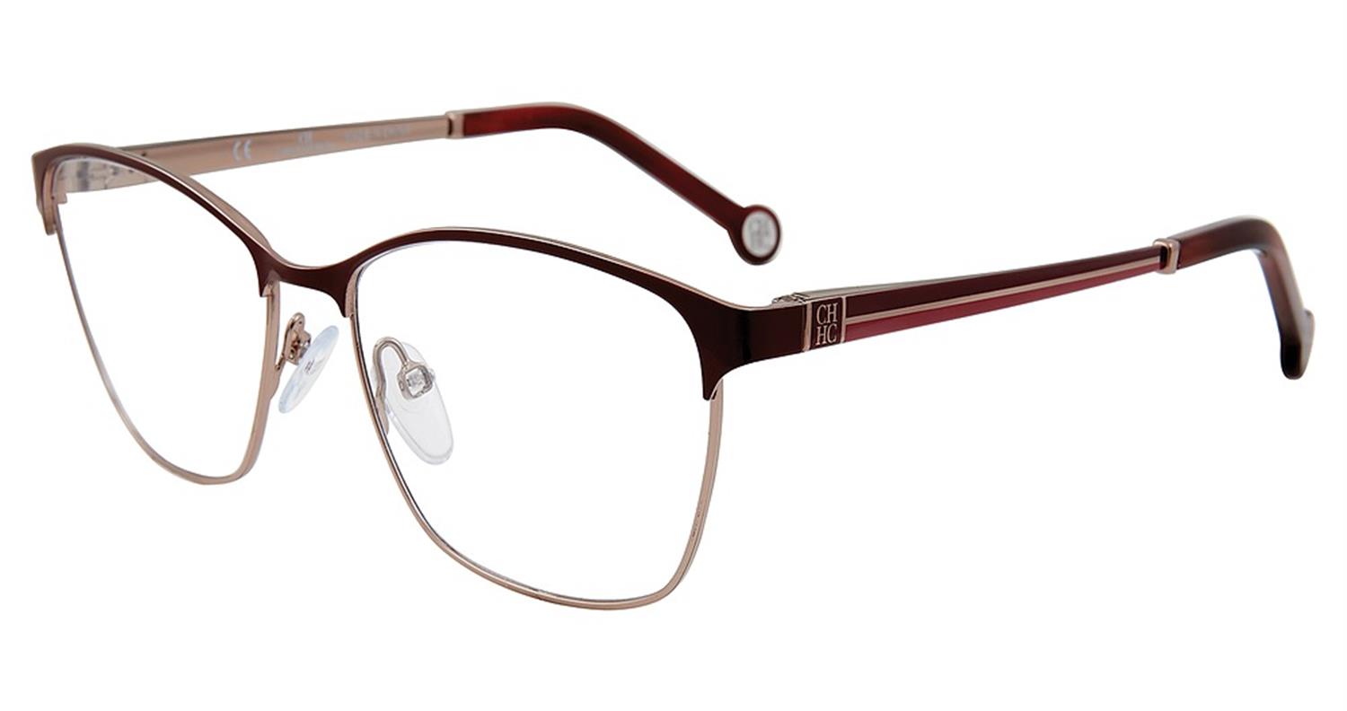 Carolina Herrera VHE125K eyeglasses in Burgundy 0