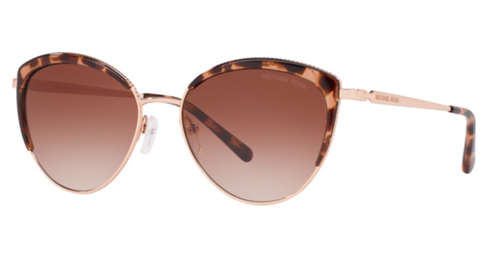 ROSE GOLD/PINK TORTOISE / Brown Clear Gradient