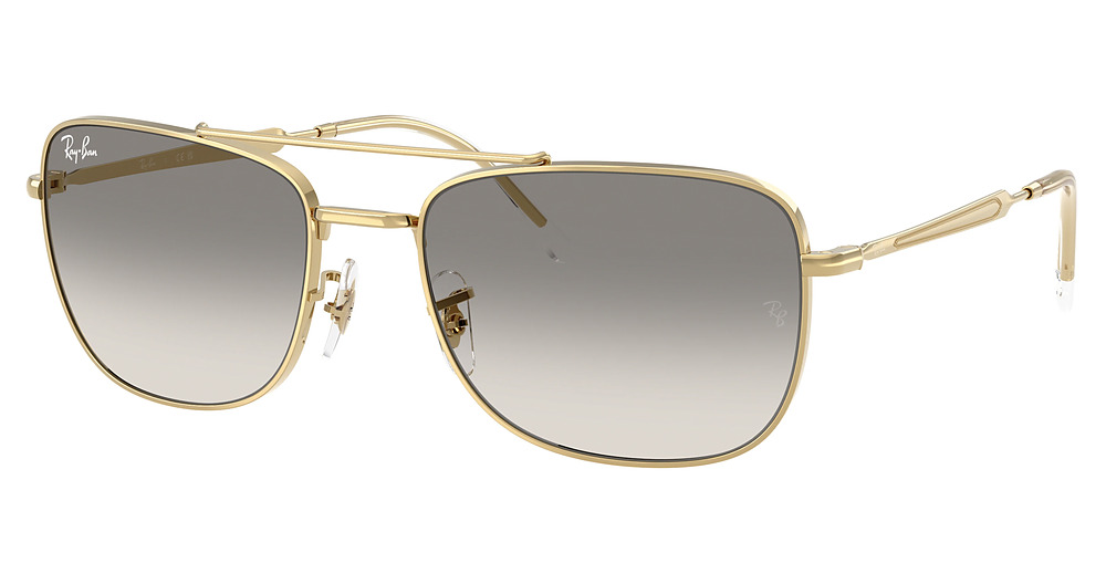 Ray-Ban RB3755 round sunglasses in Arista/Clear Gradient Grey
