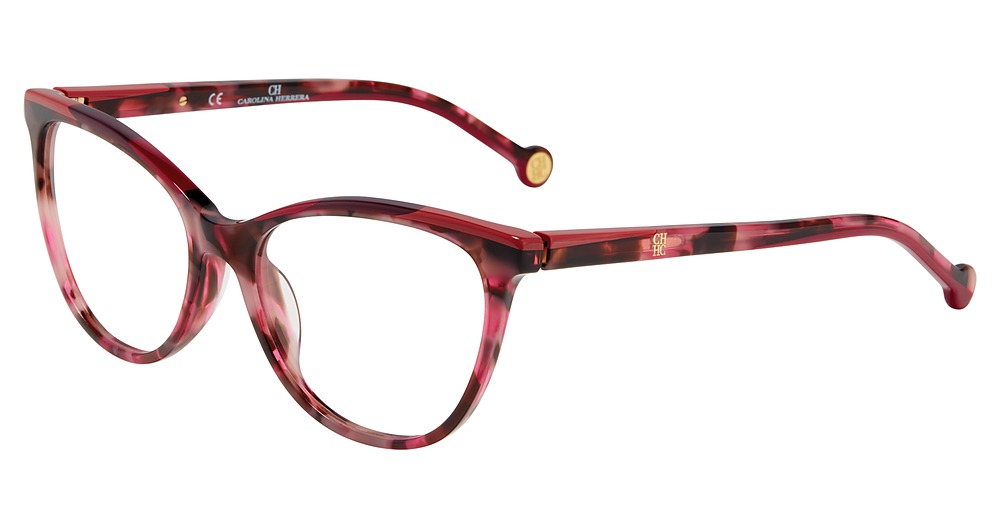 Carolina Herrera VHE834K cateye eyeglasses in Burgundy 09 Sj