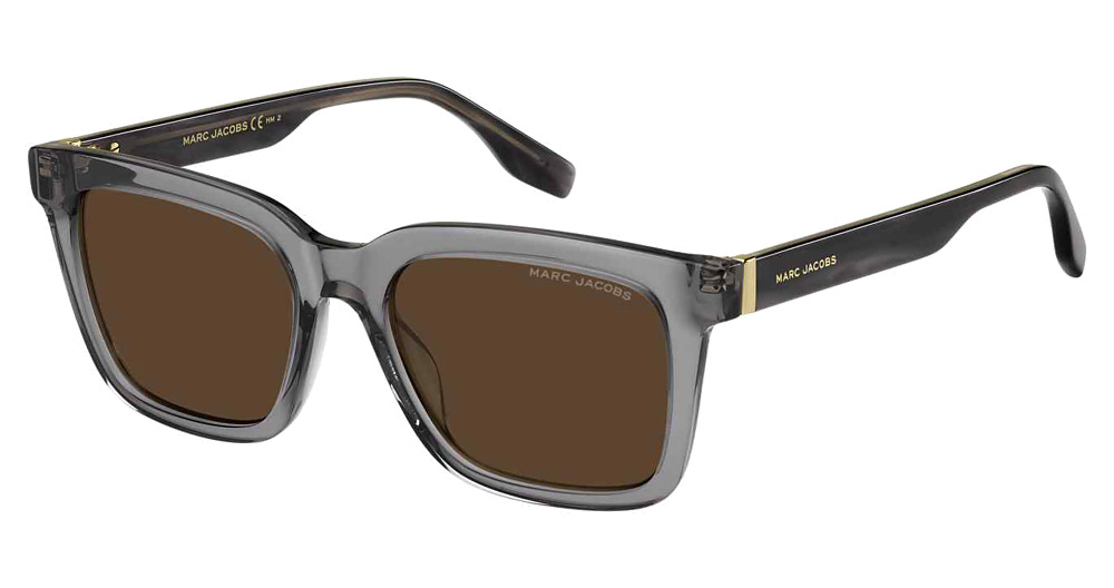 Marc Jacobs MARC 683/S rectangle sunglasses in Grey/Brown