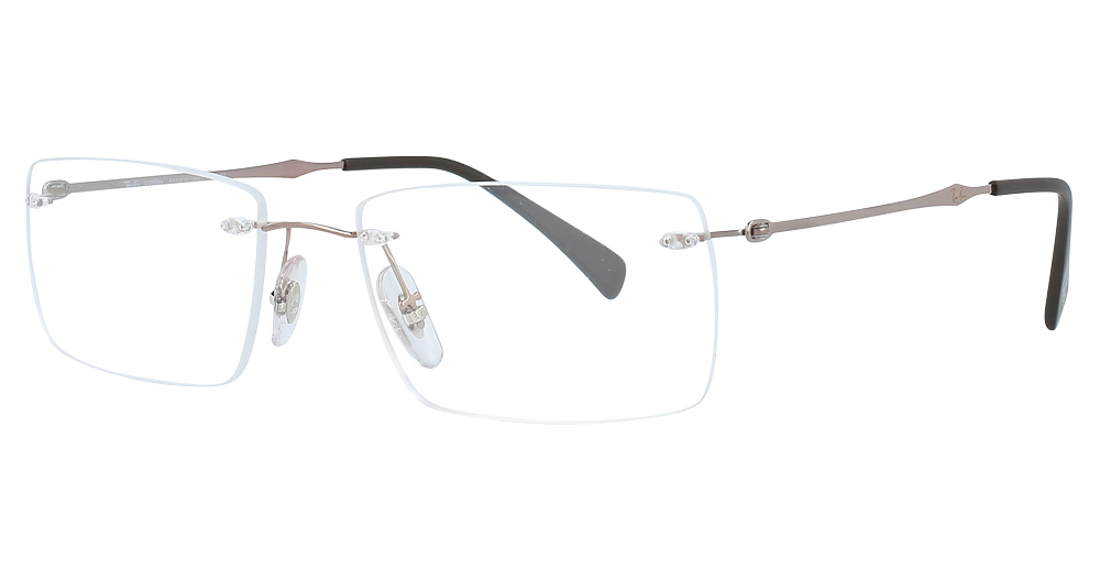 Ray-Ban RX8755 irregular eyeglasses in Shiny Light Brown