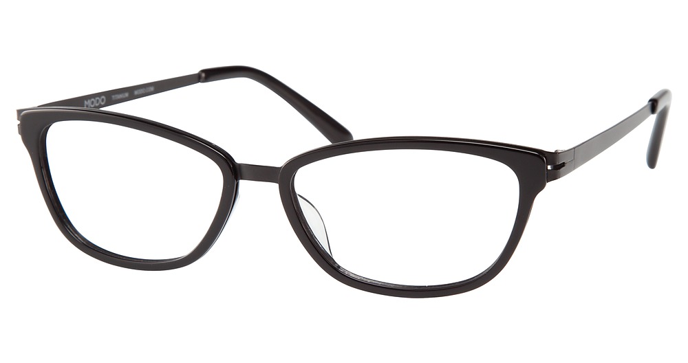 Modo 4506 round eyeglasses in Black
