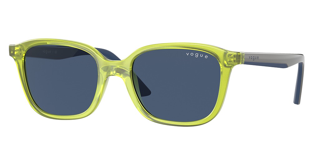 TRANSPARENT GREEN / DARK BLUE