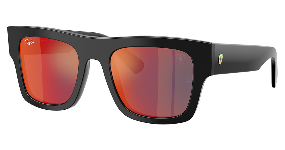 BLACK / GREY MIRROR BLUE/RED