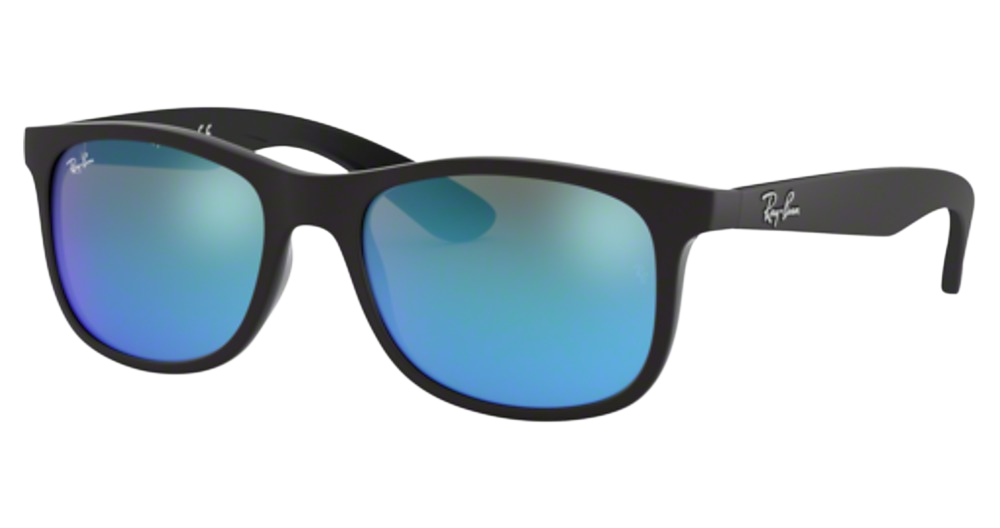 MATTE BLACK ON BLACK / BLUE FLASH