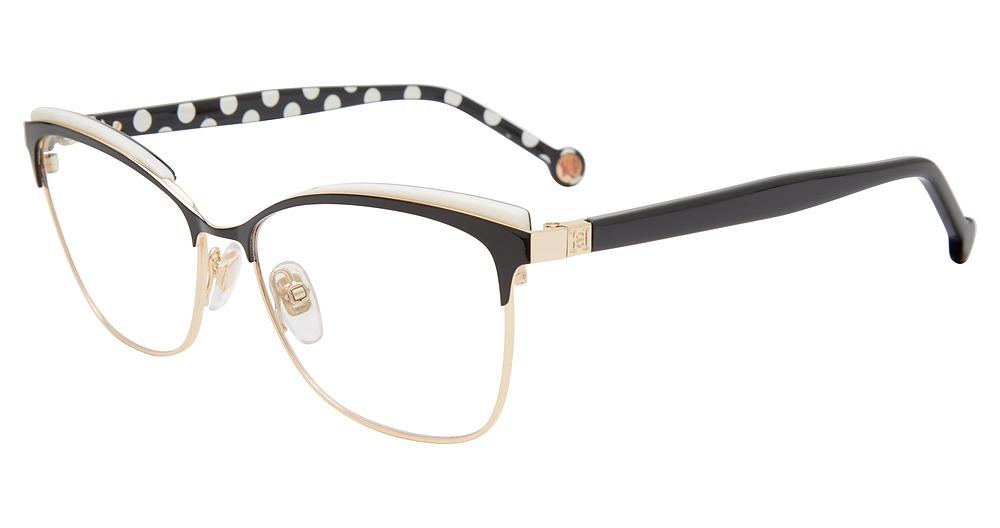 Carolina Herrera VHE188K cateye eyeglasses in Black 0301