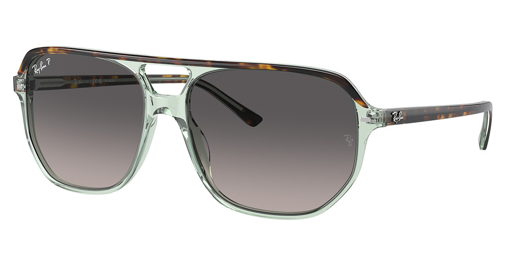 Ray-Ban RB2205 BILL ONE aviator sunglasses in Havana on Transparent Grey