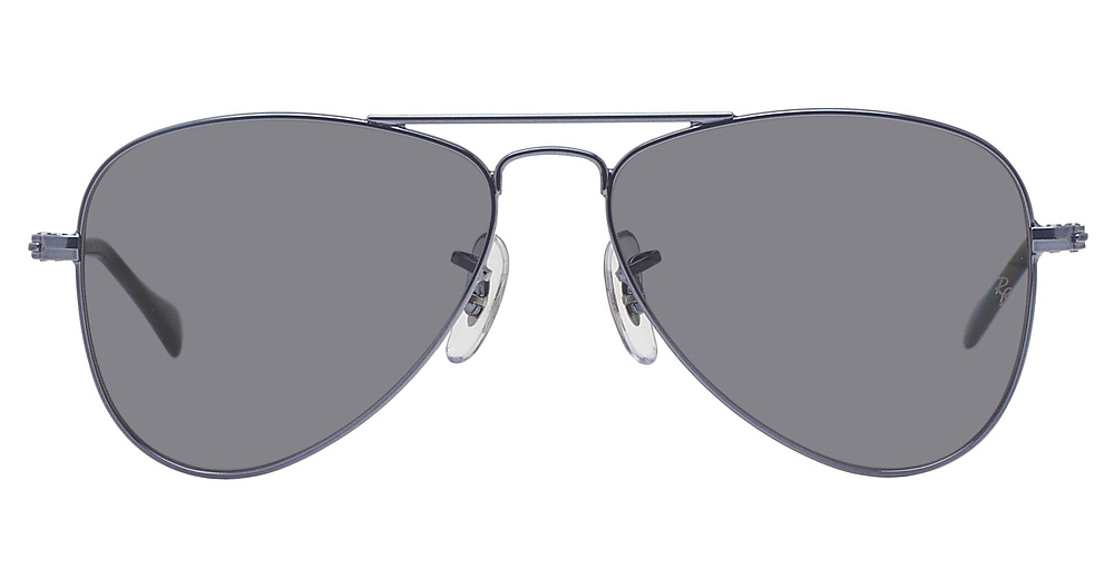 Ray-Ban RJ9506S JUNIOR AVIATOR sunglasses in Shiny Light Blue/Grey