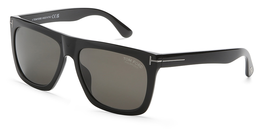 shiny black / smoke polarized