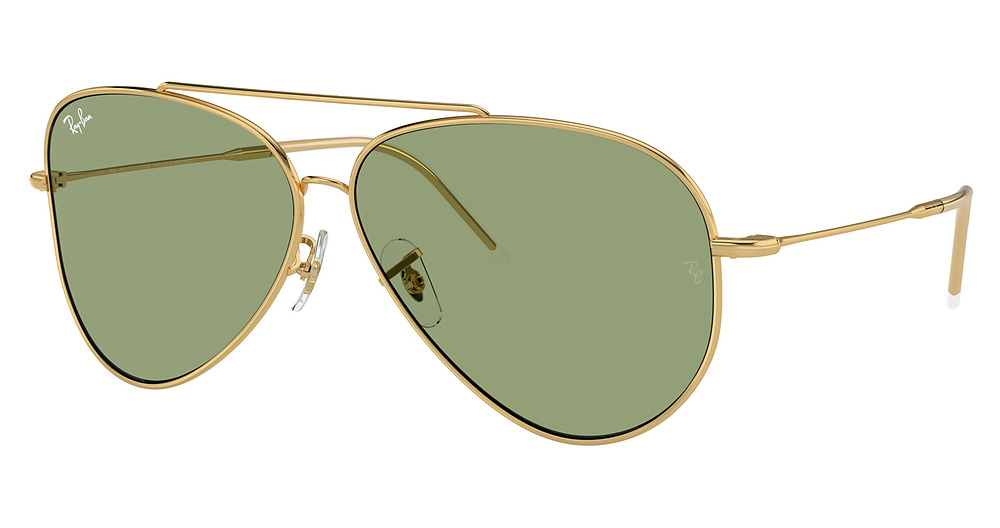 Ray-Ban RBR0101S AVIATOR REVERSE aviator sunglasses in Arista/Green