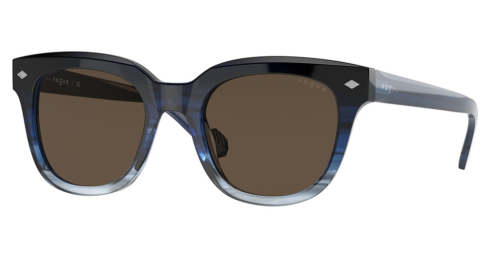 GRADIENT BLUE / DARK BROWN