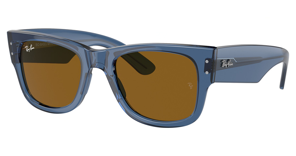 TRANSPARENT BLU / BROWN