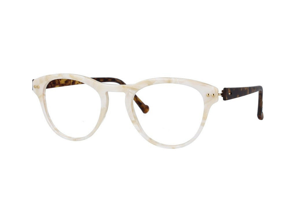 iGreen V-4.80 round eyeglasses in Pearl Havana