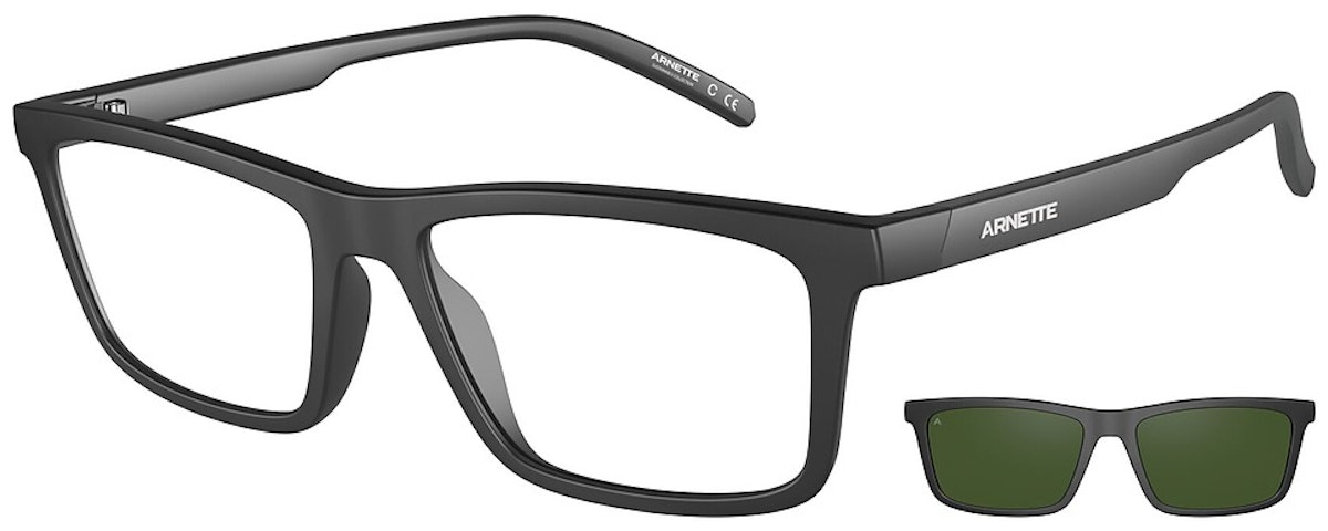 MATTE BLACK / DARK GREEN
