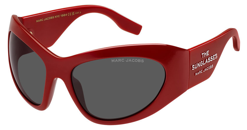 Marc Jacobs MARC 773/S rectangle sunglasses in Red/Grey