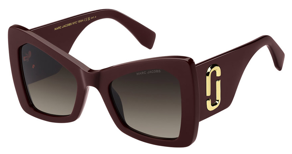 Marc Jacobs MARC 761/S cateye sunglasses in Burgundy/Brown Shaded