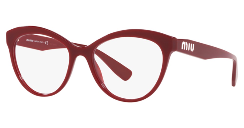 Miu Miu MU 04RV cateye eyeglasses in Amaranth