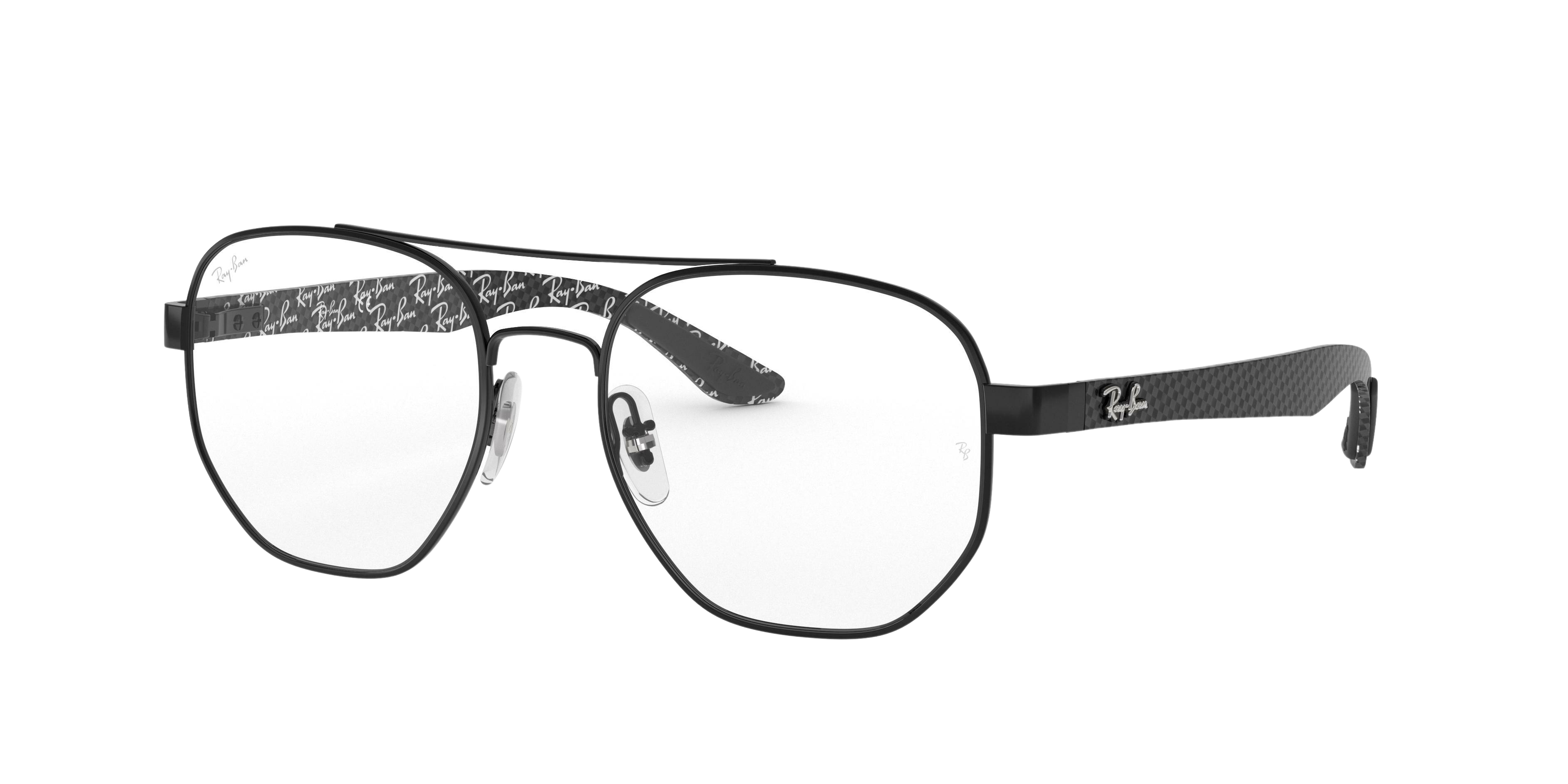 Ray-Ban RX8418 square eyeglasses in Black