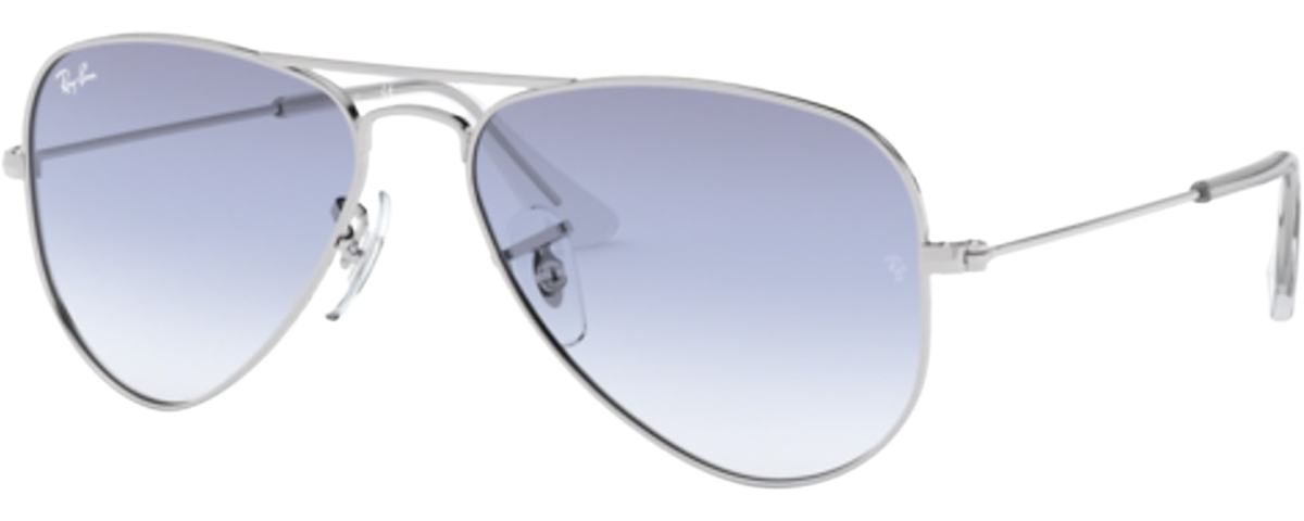 SILVER / CLEAR GRADIENT LIGHT BLUE