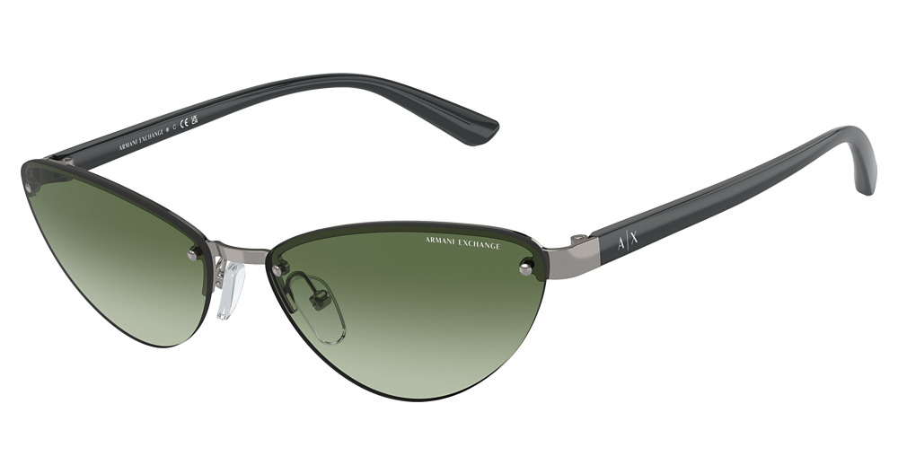 SHINY GUNMETAL / GRADIENT GREEN