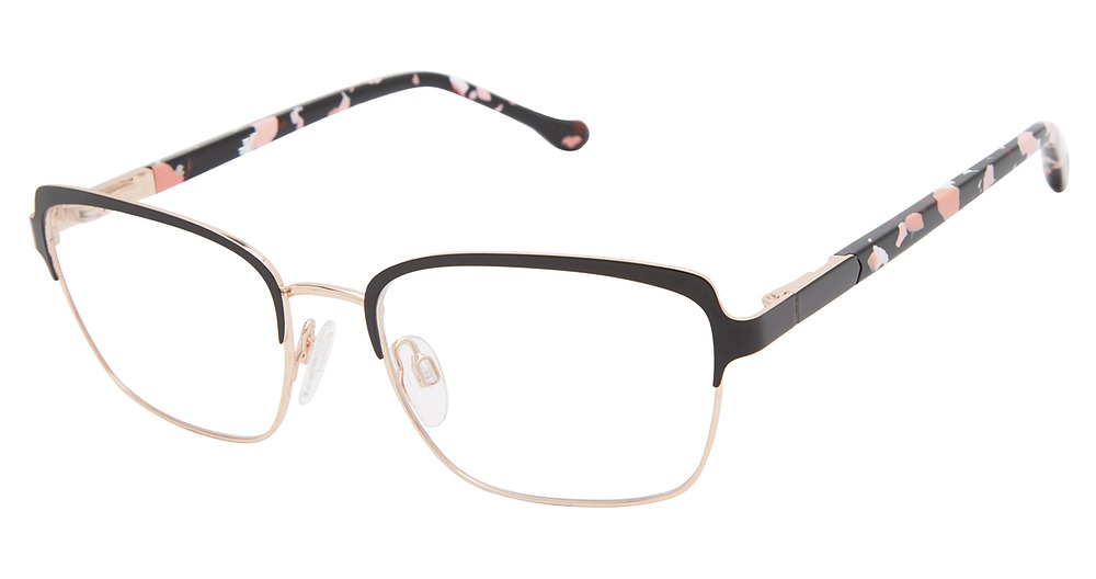 black/ rose gold
