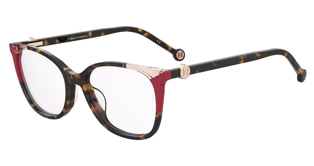 Carolina Herrera HER 0113/G rectangle eyeglasses in Havanred