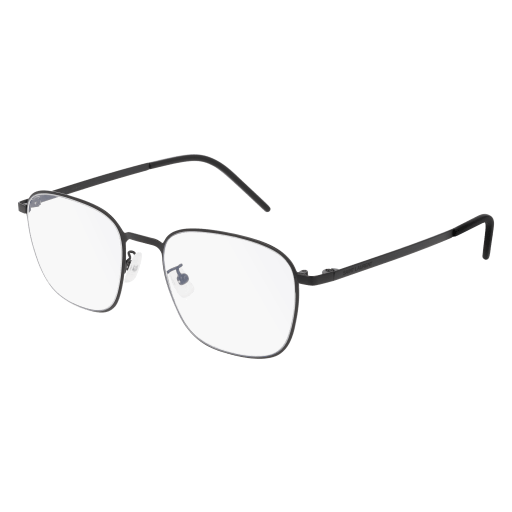 Saint Laurent SL 352 SLIM rectangle sunglasses in Black Black Transparent