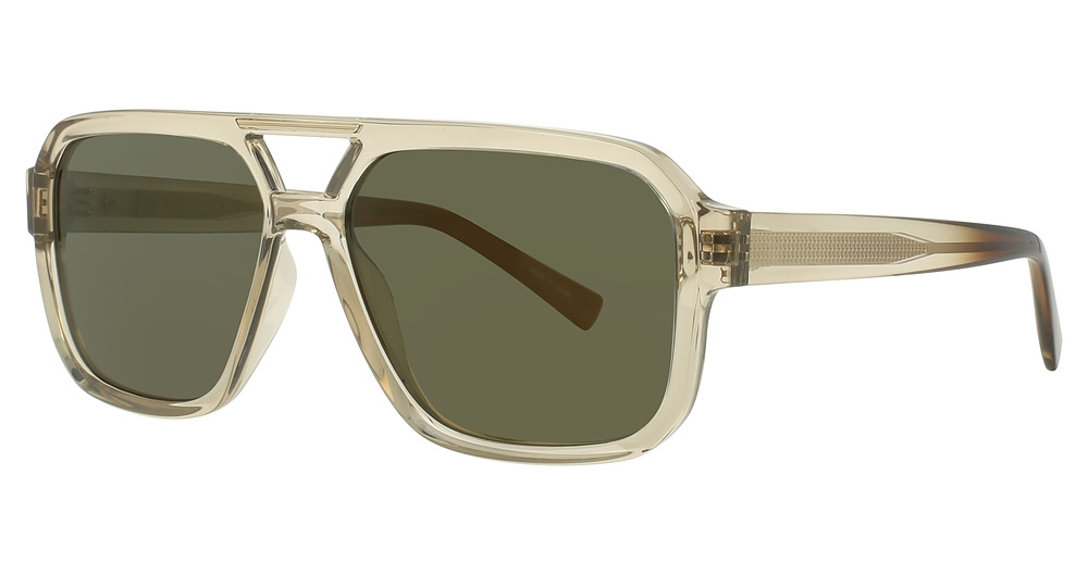 Tan Crystal / Smoke/Gold Mirror