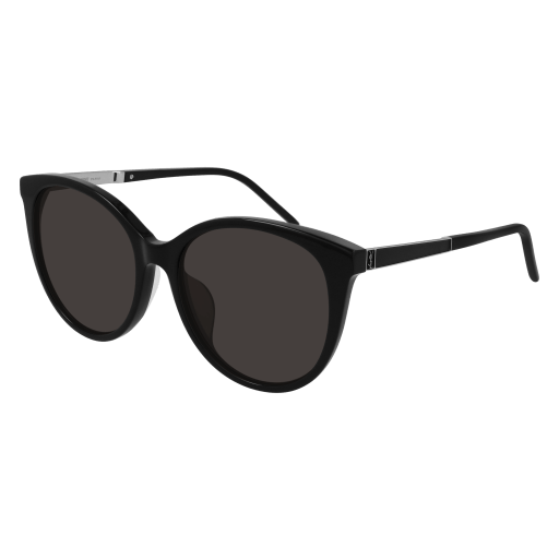 Saint Laurent SL M82/F cateye sunglasses in Black Silver Black/Black